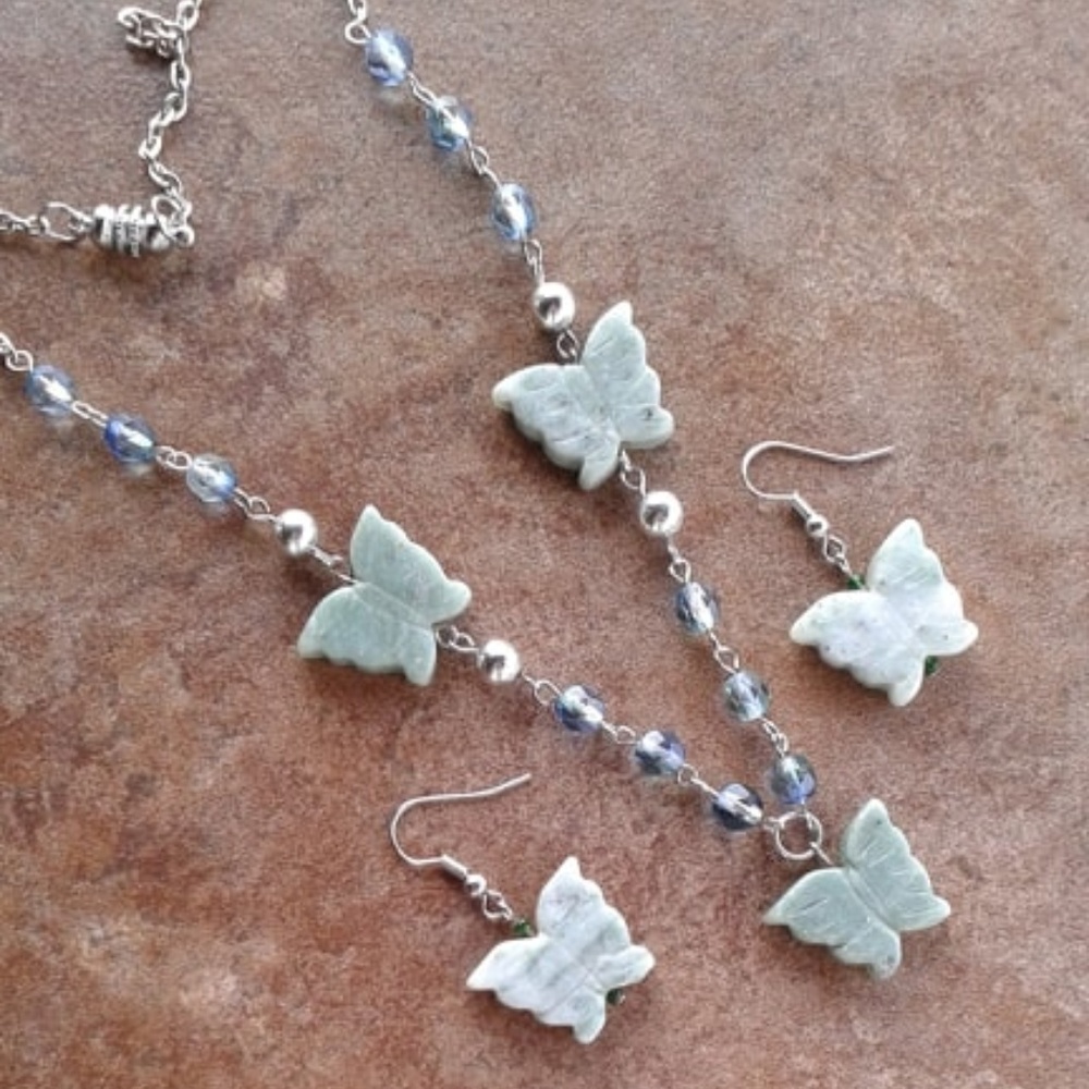 Multi-Butterfly Necklace